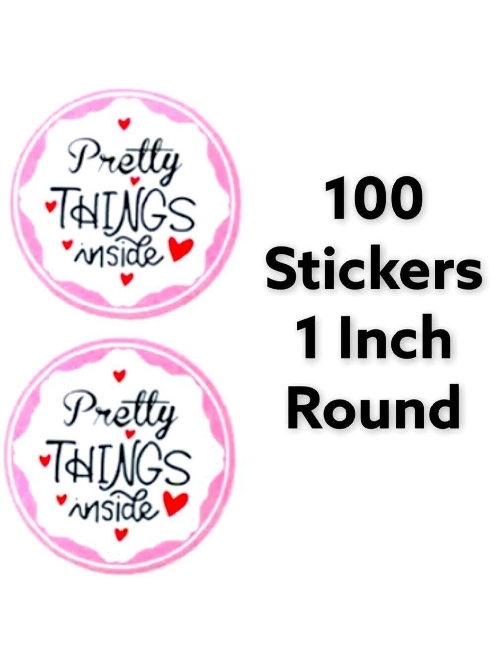 100 Pretty Things Inside Stickers PRICE IS FIRM - Picture 2 of 2